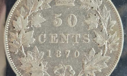 Dominion of Canada ICCS VF20 1870 L.C.W. Silver 50 Cents