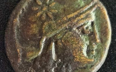 Greek/Mysia-Pergamum 2nd-1st C BC 2.3gm AE16 w/ Athena and Owl