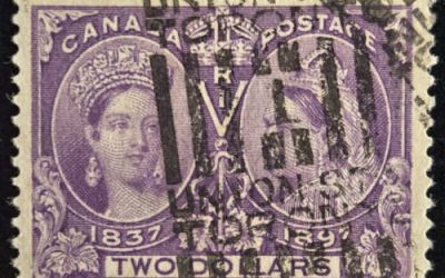 Canada #62 F/VF 1897 Union Stn Roller Used $2 Jubilee