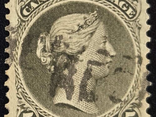 Canada #26 VF Used 1875 5c Large Queen