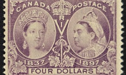 Canada #64 VFNH 1897 $4 Jubilee w/ 2020 Gratton Cert