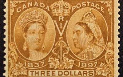 Canada #63 VFNH 1897 $3 Jubilee w/ 2021 Gratton certificate