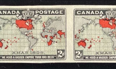 Canada #85a VF Unu 1898 2c Imperforate Pair, ngai, 100 made