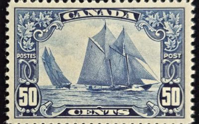 Canada #158 VF Mint 1929 50c Bluenose