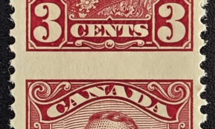 Canada #151c VFNH 1928 3c Perf by Imperf Pair, 250 made