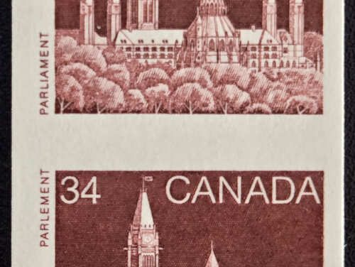 Canada #952a F/VF Never Hinged 1985 34c Imperf Pair