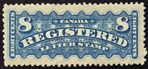 Canada #F3 VF Mint 1876 8c Registration