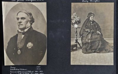 Sir James Douglas & Lady Douglas 61/16×41/8″ Hannah Maynard Albumen Photo