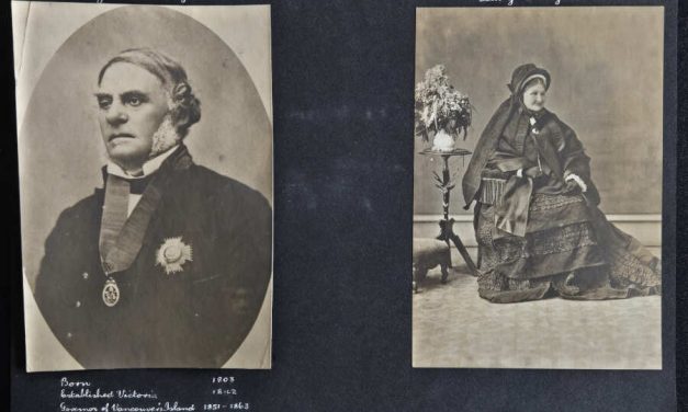 Sir James Douglas & Lady Douglas 61/16×41/8″ Hannah Maynard Albumen Photo