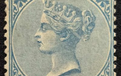Vancouver Island #6 VG/F Mint HR 1865 10c Blue
