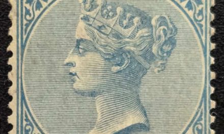Vancouver Island #6 VG/F Mint HR 1865 10c Blue