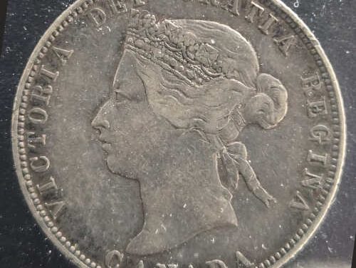 Dominion of Canada ICCS VF20 1875H Obv 2 Silver 25 Cents