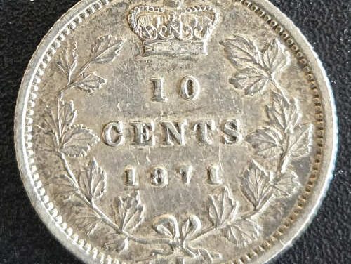 Dominion of Canada VF20 1871H Silver 25 Cents