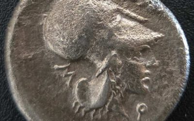 Greece/Corinth 350-300 BC 8.2gm Silver Stater w/ Pegasus