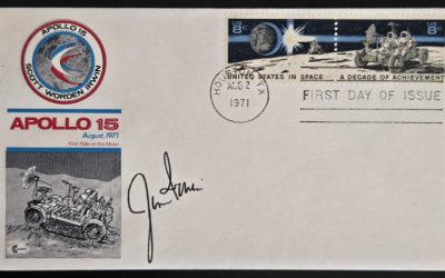 Apollo 15 2 Aug 1971 16c Jim Irwin signed FDC