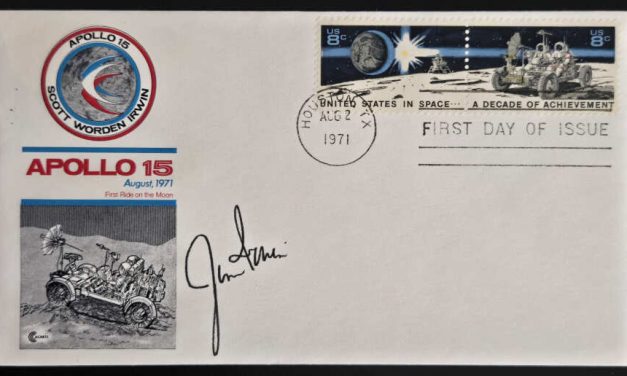 Apollo 15 2 Aug 1971 16c Jim Irwin signed FDC