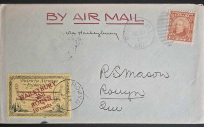 Canada #CL24i 31 Oct 1927 11c Violet Plane Mason FFC (2)