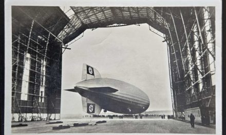 Germany #419 23 Jun 1939 6pf Zeppelin real photo Postcard w/ cachet