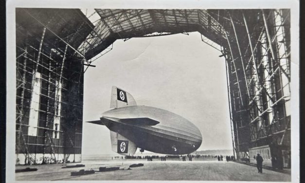 Germany #419 23 Jun 1939 6pf Zeppelin real photo Postcard w/ cachet