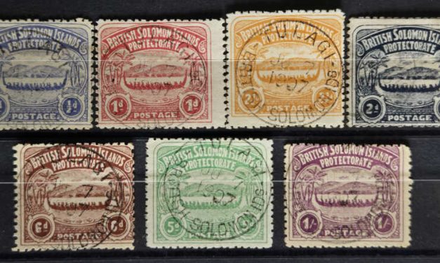Solomon Islands #1-7 7 Ju 1907 Yulagi CDS Used Set (7)