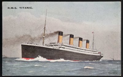 R.M.S. Titanic Unused colour Postcard