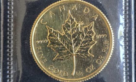 Canada BU 1985 .9999 fine 1/4oz Gold $10 Maple Leaf