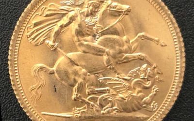 G.B. BU 1967 QEII Gold Sovereign