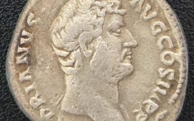 Hadrian AD 117-138 3gm Silver Denarius w/ Hispania