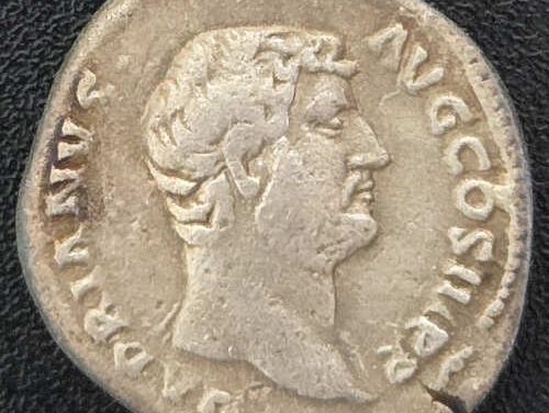 Hadrian AD 117-138 3gm Silver Denarius w/ Hispania