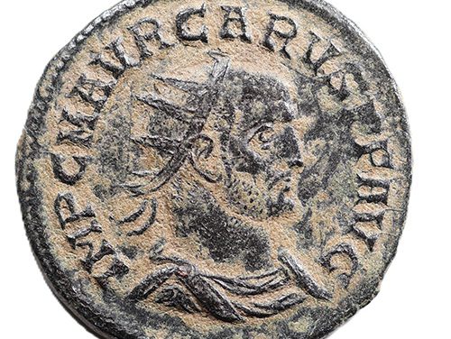Carus AD 283-285 21mm 3.2gm Antoninianus struck at Cyzicus