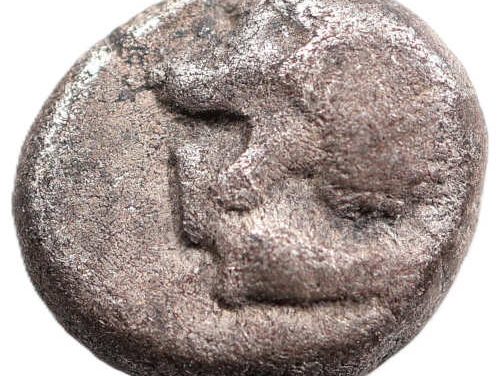 Ionia, Miletos Late 6th-early 5th Century BC 10mm 1.1gm Silver Diobol