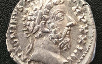 Marcus Aurelius AD 161-180 3gm Silver Denarius w/ Salus etc