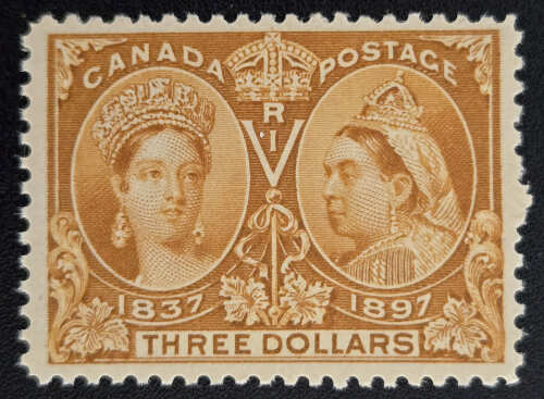 Canada #63 Fine+ Never Hinged 1897 $3 Jubilee