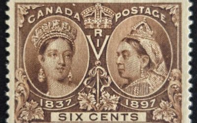 Canada #55 VF Mint 1897 6c Jubilee, 2017 Gratton Certificate
