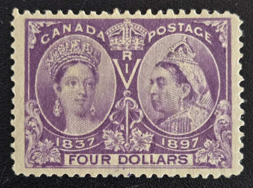 Canada #64 VF Mint HHR 1897 $4 Jubilee, 14,500 issued