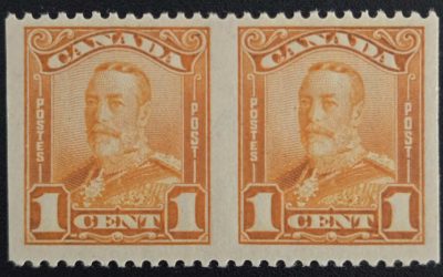 Canada #149d Never Hinged 1928 1c Perf x Imperf Pr, 250 made