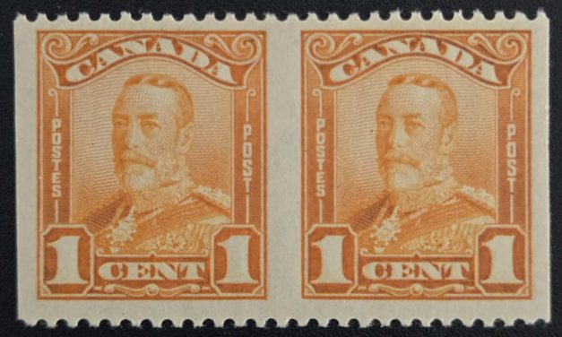 Canada #149d Never Hinged 1928 1c Perf x Imperf Pr, 250 made