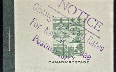 Canada #BK3e VFNH 1913 1c Admiral complete Booklet (24)