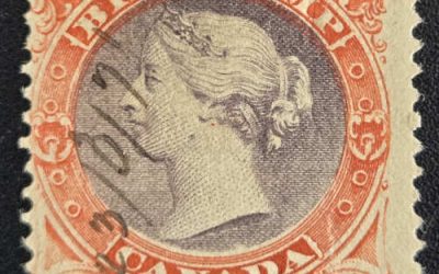 Canada #FB35 Fine Used 1865 $2 Bill stamp