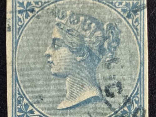 Vancouver Island #4 F/VF Used 1865 10c Imperforate $1250.