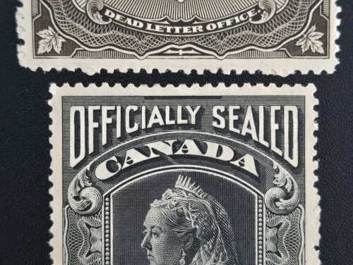 Canada #OX3-OX4 Fine+ Mint 1907/13 duo, last NH
