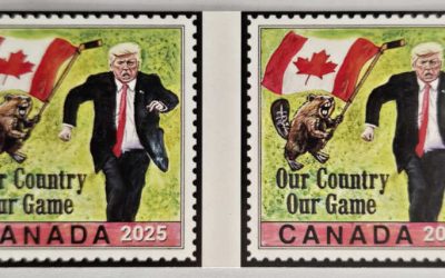 Our Country Our Game VFNH 2025 White Date Gutter Pair, 6 made