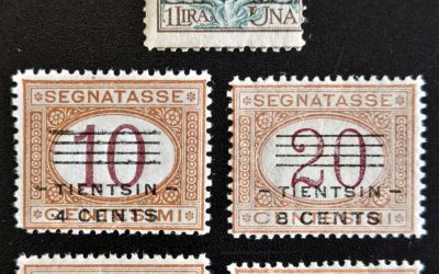 Italian Offices in China #29, J6-9 Mint quintet