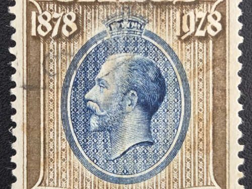 Cyprus #123 F/VF Used 1928 George V Pound