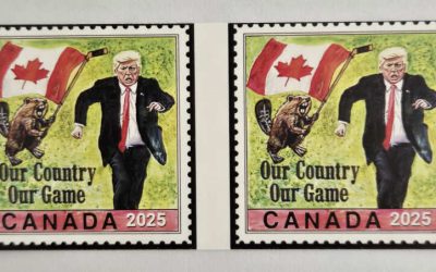 Our Country Our Game VFNH 2025 White Date Gutter Pair #3/6