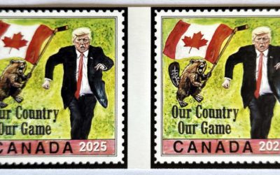Our Country Our Game VFNH 2025 White Date Gutter Pair #2/6