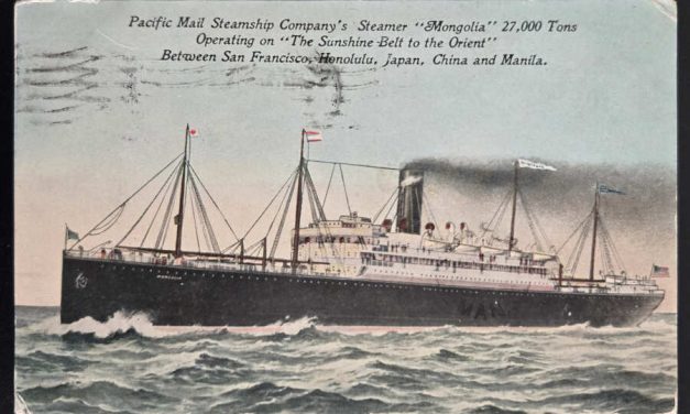 Hawaii 31 Oct 1905 1c S.S. Mongolia China Ship Postcard to Cda