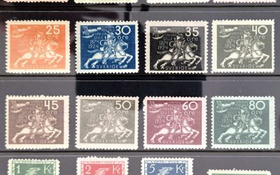 Sweden #213-228 Mint 1924 U.P.U. Set (16)