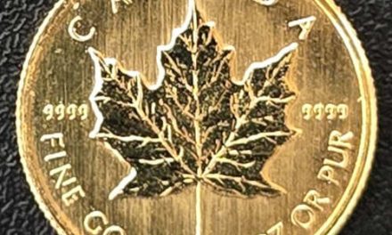 Canada BU 1997 .9999 fine 1/20oz Gold $1 Maple Leaf