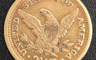 U.S.A. XF 1904 $2.50 Gold Quarter Eagle .12094oz AGW